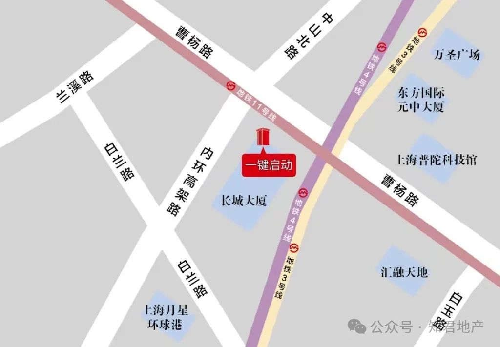 长城大厦--西部第一高楼，普陀地标建筑